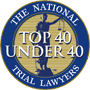Top 40 Under 40 Badge