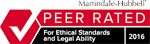 Martindale-Hubbell Peer Rated Badge